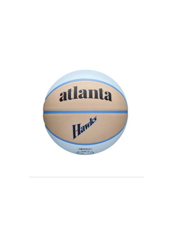 Wilson - NBA Team City Edition Icon Atlanta Hawks Basketball  Size: 7 - Image 1