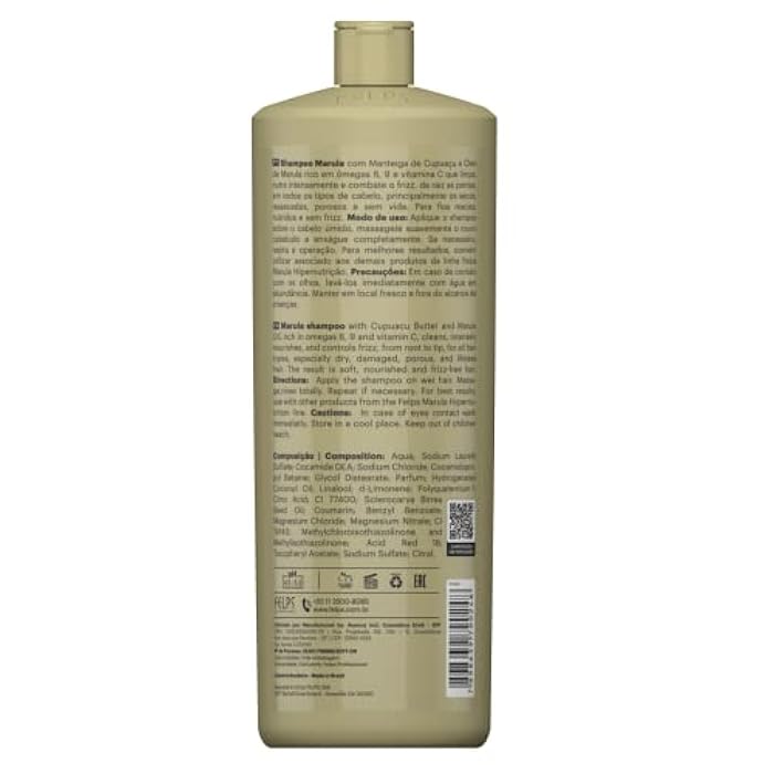 Felps Professional شامبو فيلبس مارولا هايبر-تغذية - الحجم - 1 لتر / 33.8 أونصة - Image 2