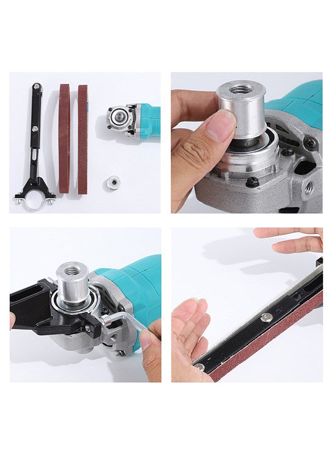 Angle Grinder Modified Sand Belt Machine Woodworking Sand Belt Machine Multipurpose Utility Modification Tool Suitable for Model 100 125 Angle Grinder  - Image 3
