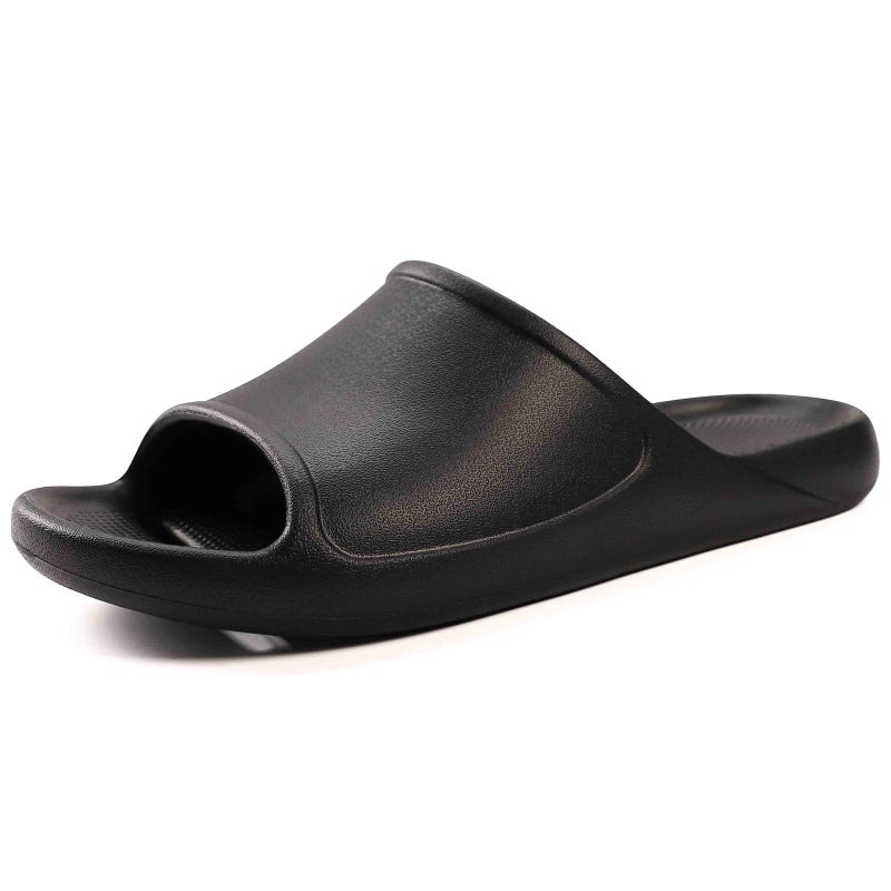 GETOEU Shower Shoes for Women and Men Massage Pool Slides Soft Cushioned Anti-Slip Slides Slippers Comfort Arch Support Quick Drying Shower Shoes with Drain Holes Bathroom Slide Sandals - Image 2