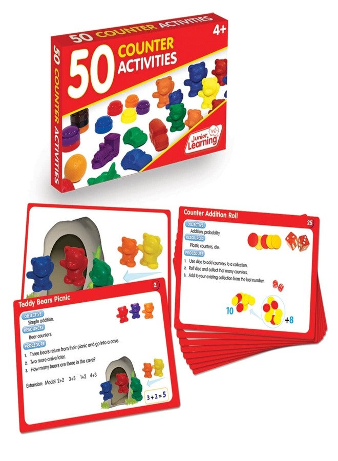 Junior Learning JL320 50 Counter Activities - Image 1