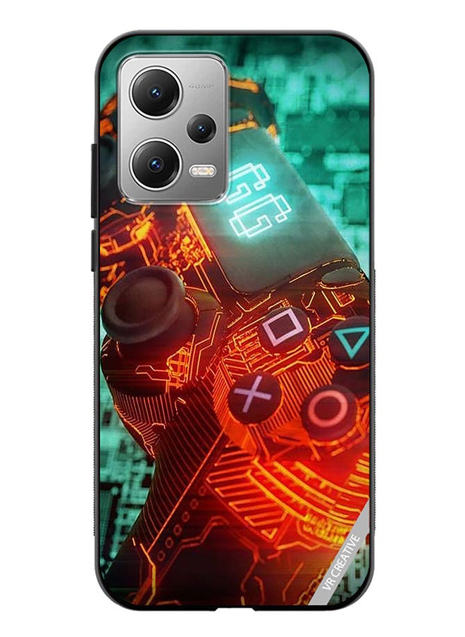 Protective Case Cover For Xiaomi Redmi Note 12 Ps4 Controller Design Multicolour