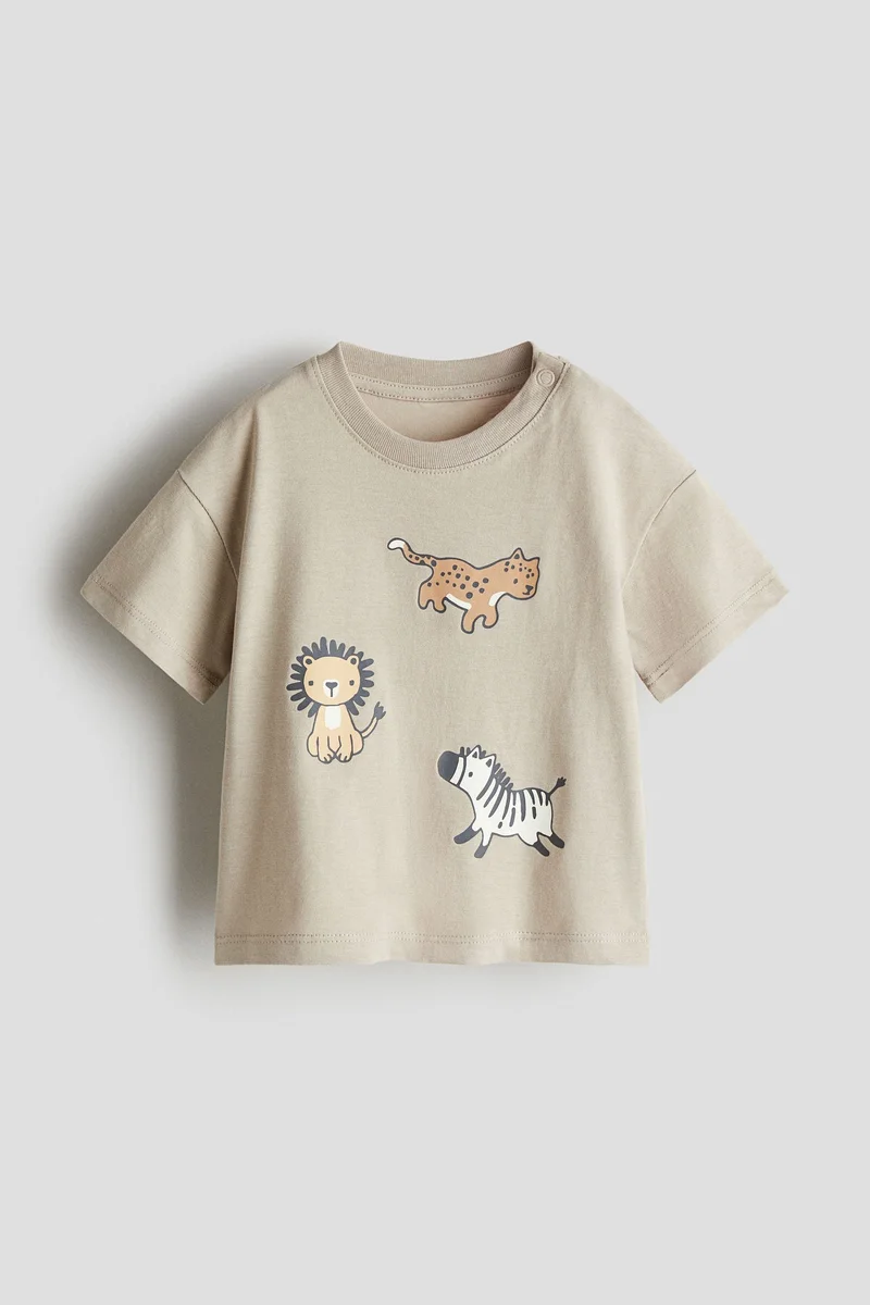 H&M Printed cotton T-shirt
