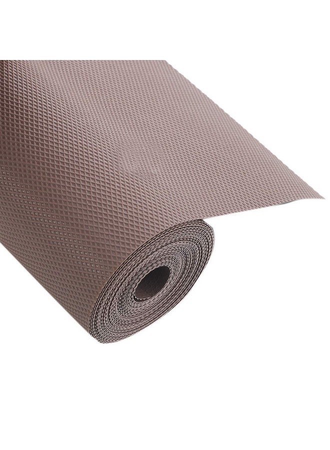 Kuber Industries Multipurpose Textured Super Strong Anti-Anti Skid Mats and Liners for Drawer, Refrigerator, Cupboard, Shelf, Cabinet, Wardrobe, Fridge and Dining - Size 45X300cm (3 Meter Roll, Brown) - Image 4