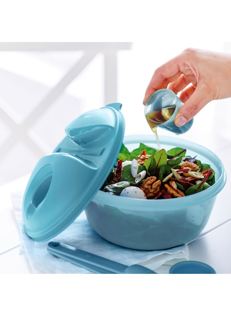 توبروير طقم سلطة تابر وير للاستخدام أثناء التنقل، سعة 1.4 لتر، لون أزرق مائي. - Image 5