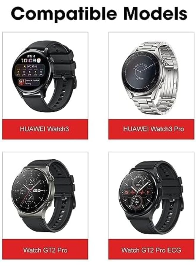 2 In 1 Usb Charger For Huawei Watch 3 Magnetic Wireless Charging For Huawei Watch 3 Pro Huawei Watch Gt2 Pro Travel Portable Smart Watch Charger For Huawei Watch 3 With Usb C Charger Port - Image 2