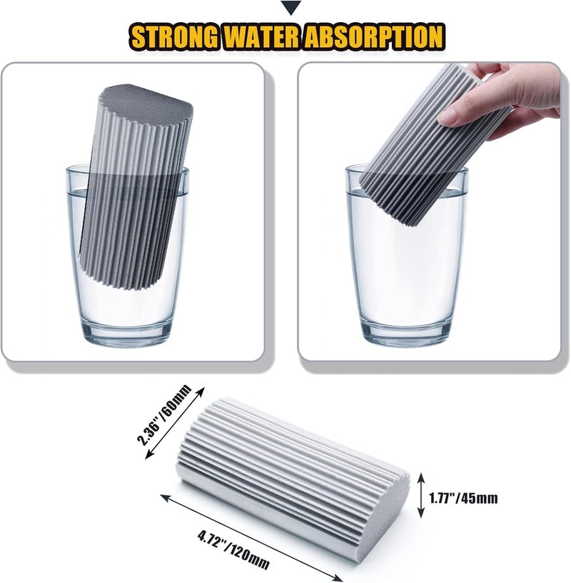 Expert Enterprise Expert Enterprise Multifunctional Cleaning SpongeReusable Dust Cleaning SpongeWater Absorbent PVA SpongeDamp Dusting Sponge for Cleaning Car Kitchen Window Mirror Skirting Boards etc - Image 5
