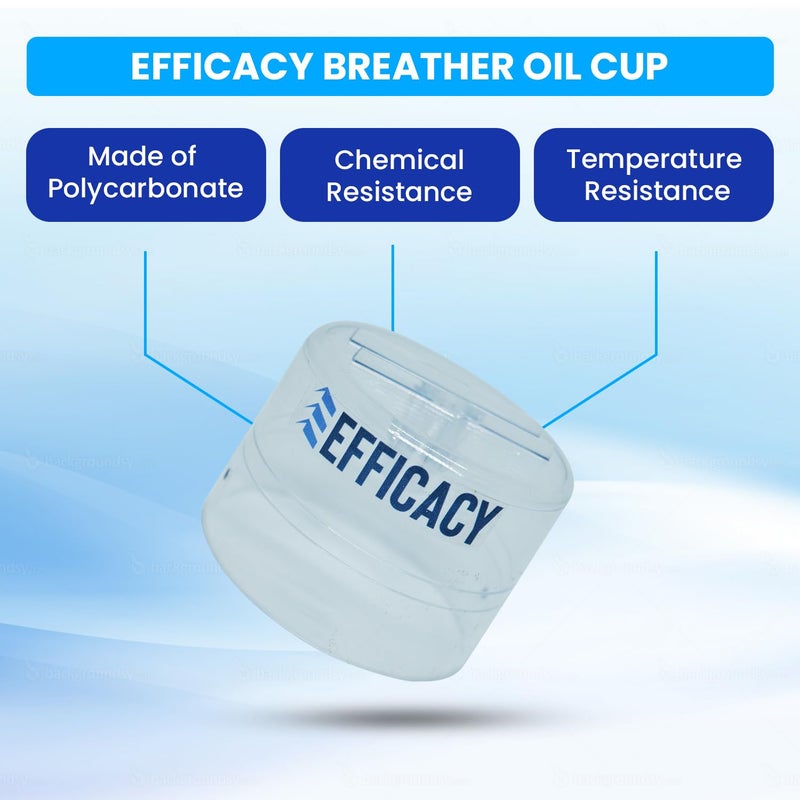 Efficacy TemperatureResistant Polycarbonate Breather Oil Cup Transformer Breather Oil Cup Perfect for 3kg to 5Kg Inner Dia 848mm Transparent Color 3Pc - Image 2