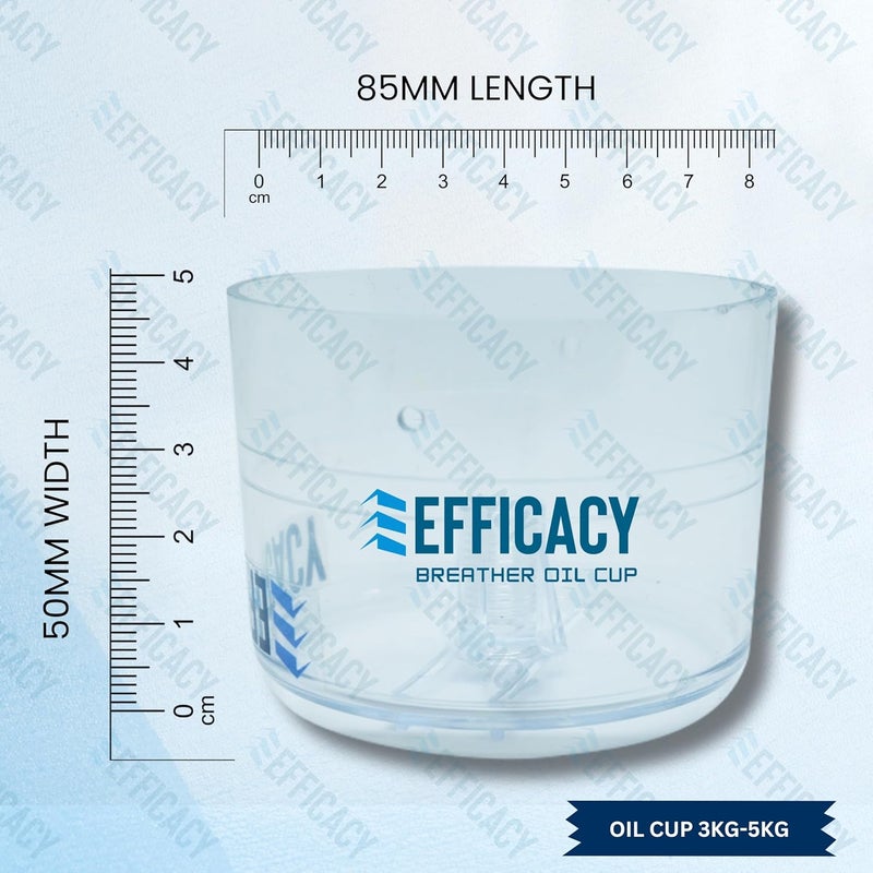 Efficacy TemperatureResistant Polycarbonate Breather Oil Cup Transformer Breather Oil Cup Perfect for 3kg to 5Kg Inner Dia 848mm Transparent Color 3Pc - Image 4