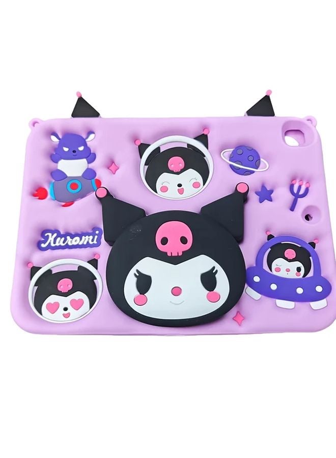 Sanrio Kuromi Silicone Protective Case for iPad Mini 1 2 3 4 5 and iPad 5 Air 1 6 Air 2 Pro 9 7 Inch - Image 1