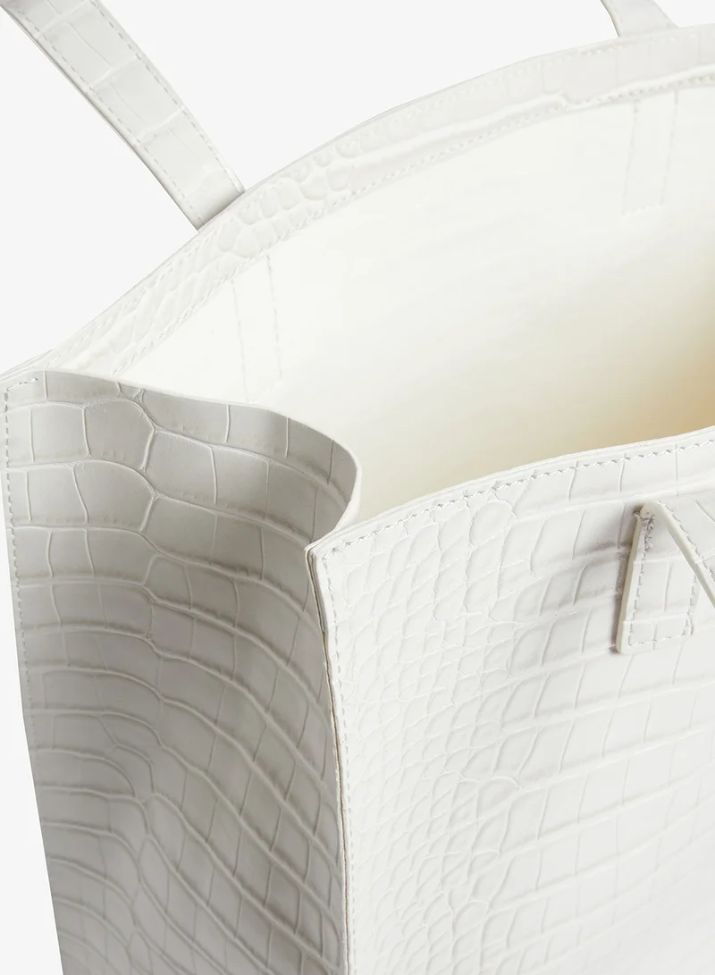 Ted Baker  Croc Effect Large Icon Tote for Women | Best Price UAE