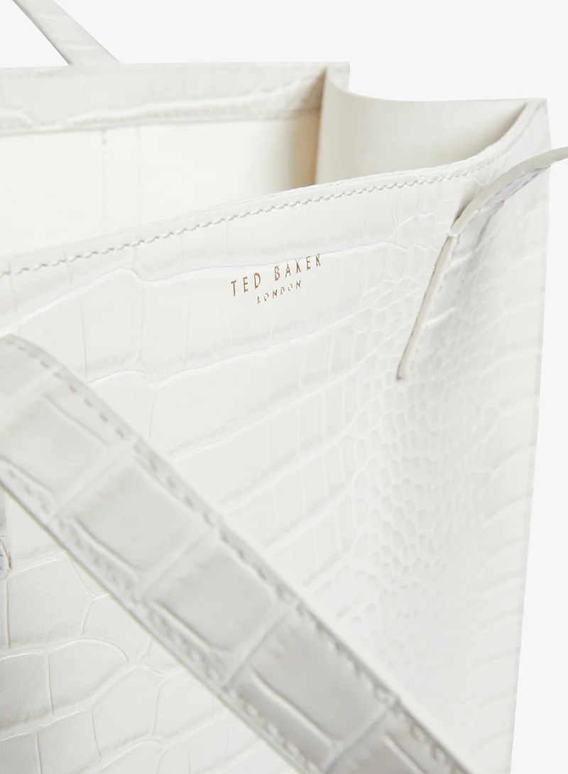 Ted Baker  Croc Effect Large Icon Tote for Women | Best Price UAE