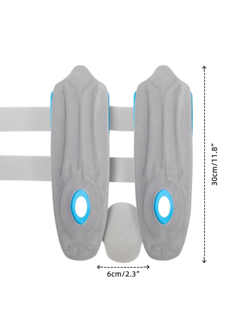 سيوسي جبيرة كاحل مع وسادة هوائية، جبيرة كاحل شبه صلبة قابلة للتعديل، بحجم واحد - Image 2