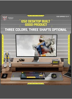 onikuma G52 82 Keys Wired Gaming Keyboard,Mechanical Keyboard Brown Switch RGB Backlit Suitable For Computer/Ps4/Xbox Gamers  - Image 5