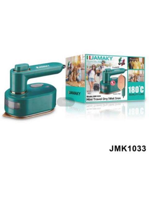 JMK1003 Portable Electric Clothes Steamer for Home, Travel and Work, Mini Foldable Garment Steamer
