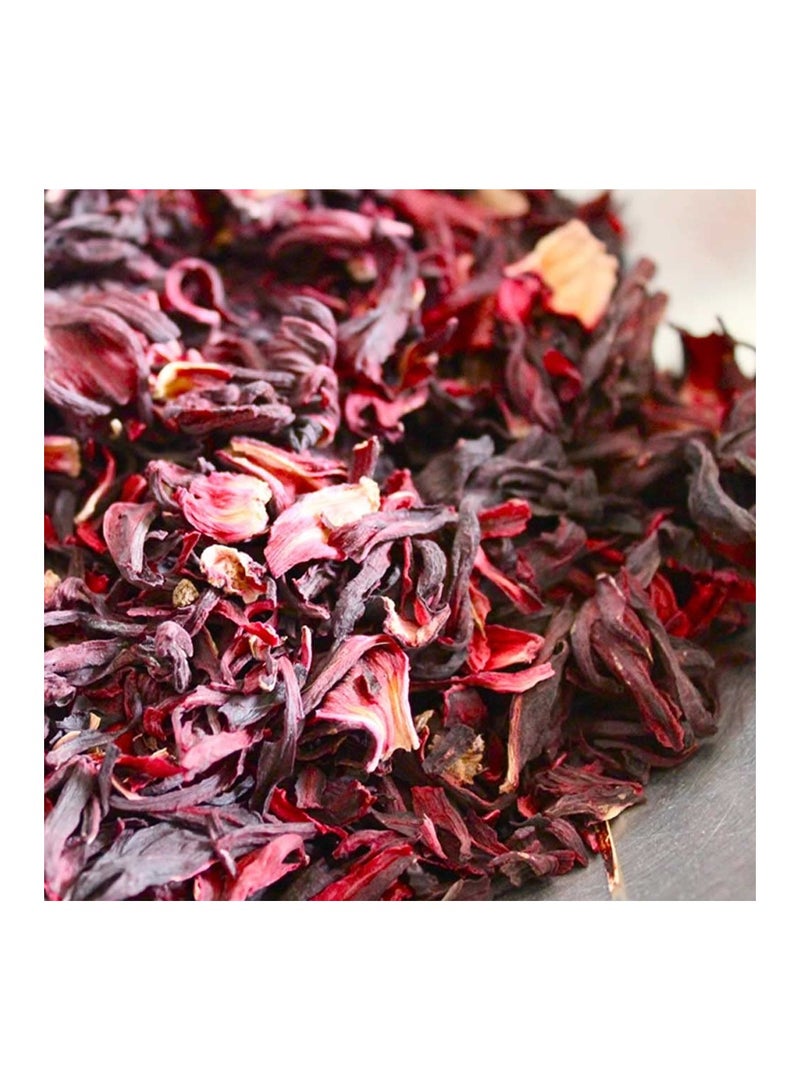 BRALCON Organic Raw Hibiscus -100g |Dry Hibiscus Flower |Rosa-Sinensis for Hair Care & FacePack |Gudhal Ka Phool for Hair growth, Skin Care|Pure raw form - Image 3