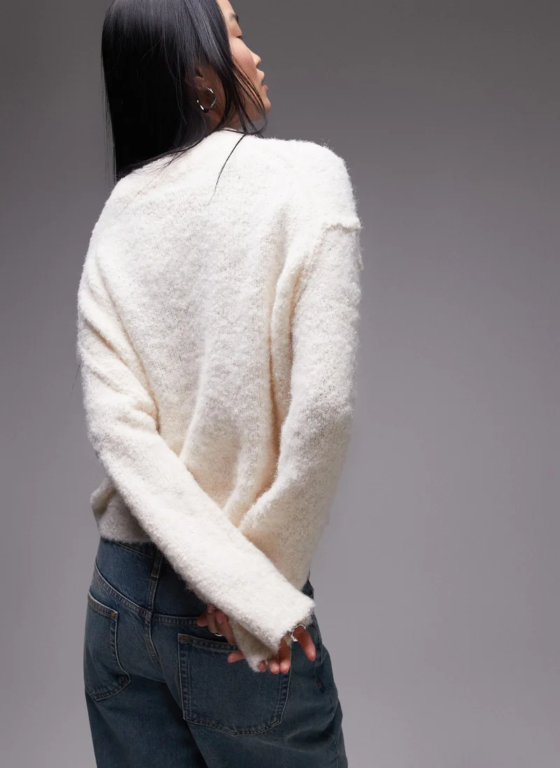 توب شوب V-Neck Knitted Sweater