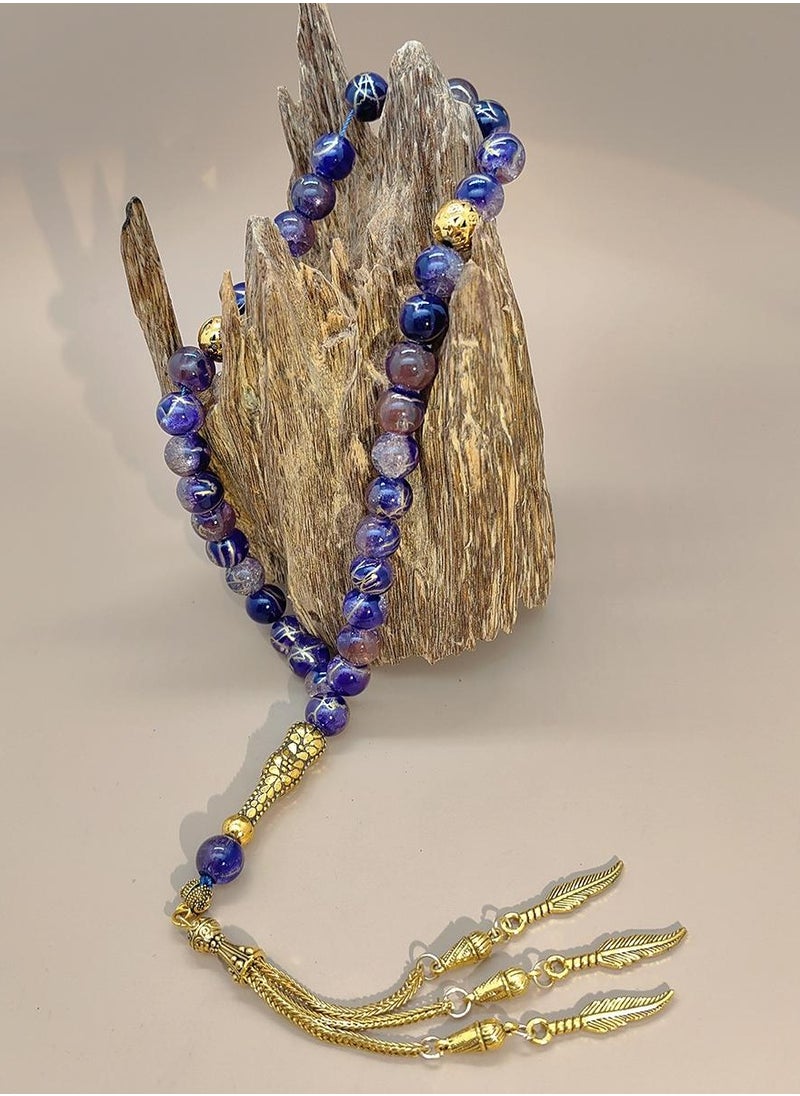 General - 3 Pack/33 Glass Prayer Beads/Tasbih/10mm - Image 1