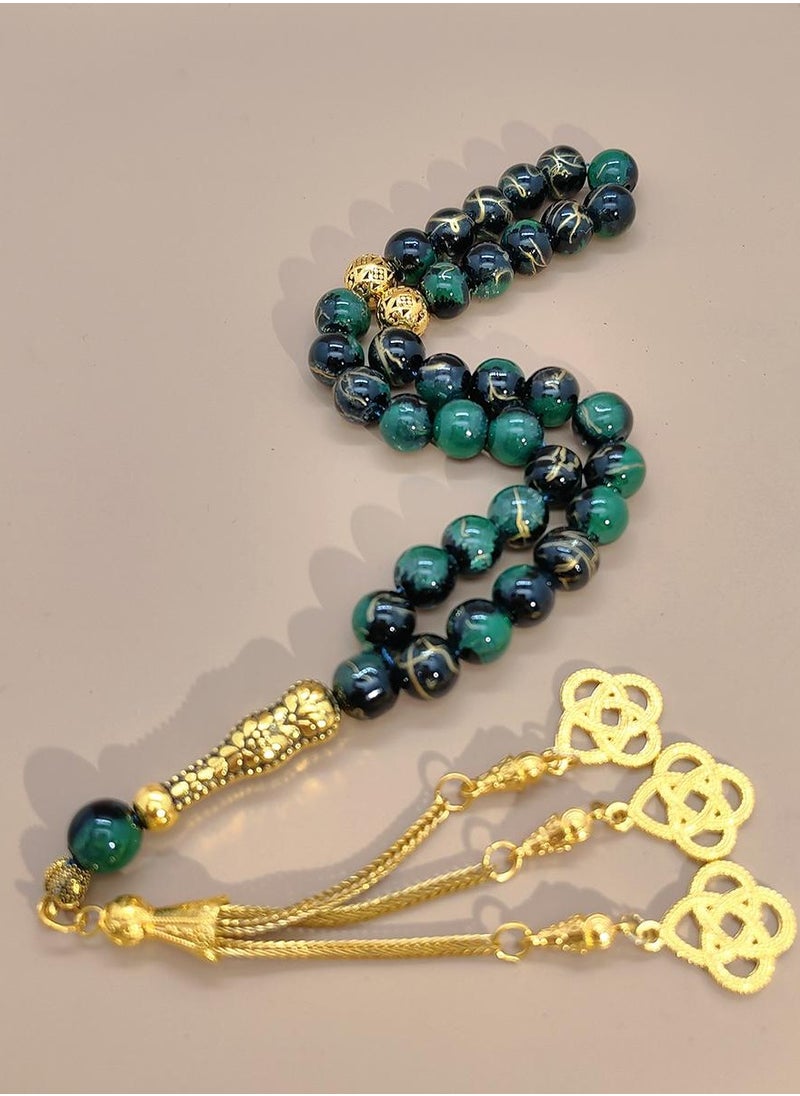 General - 3 Pack/33 Glass Prayer Beads/Tasbih/10mm - Image 1