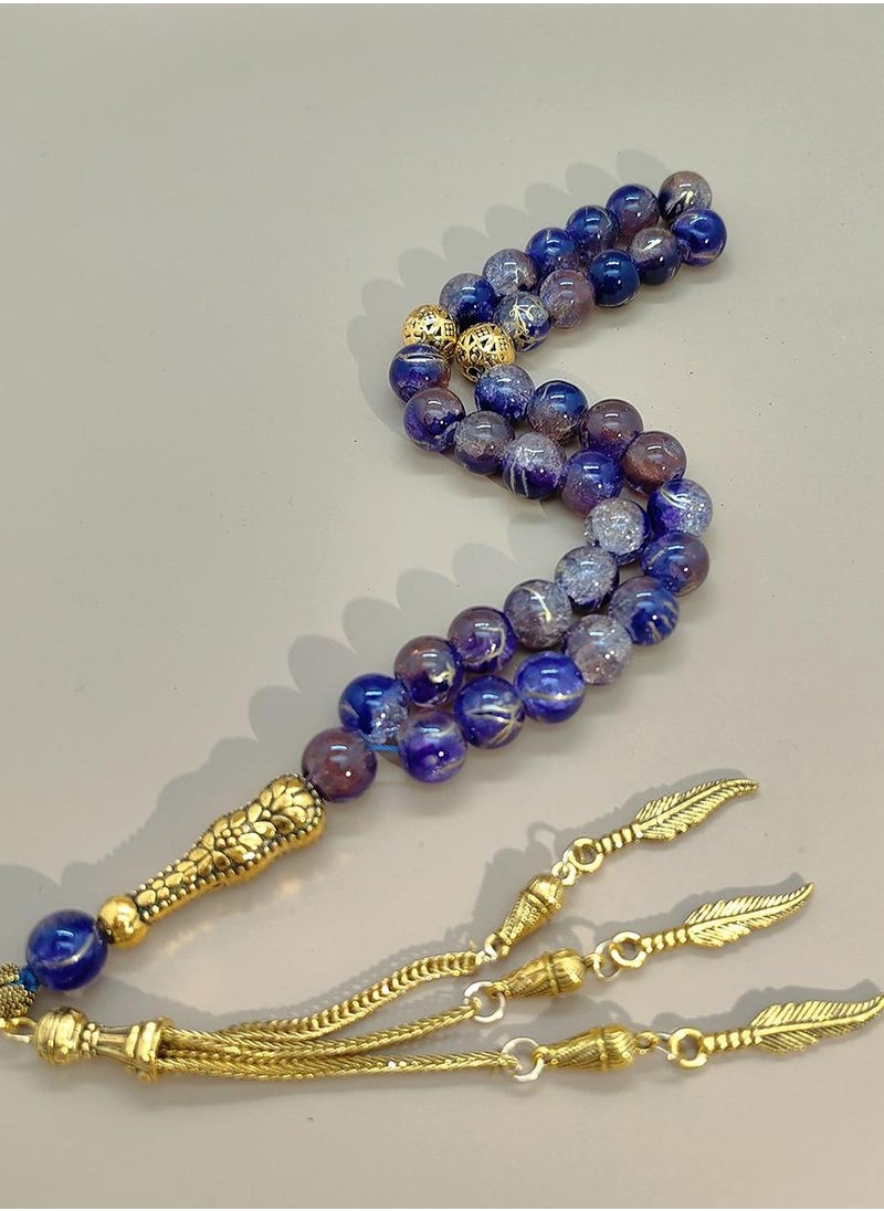 General - 3 Pack/33 Glass Prayer Beads/Tasbih/10mm - Image 1