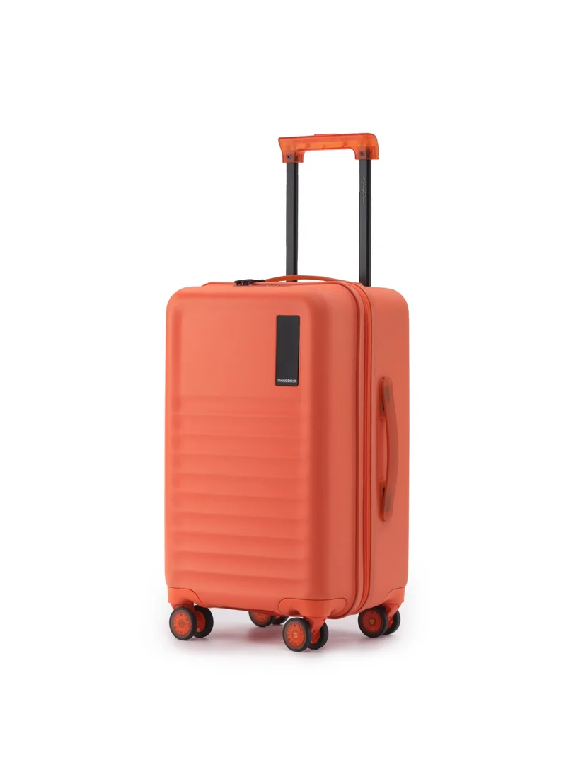 موكوبارا للتجارة ذ.م.م حقيبة أمتعة مقصورة من البولي كربونات المتين - ستاردست، برتقالي