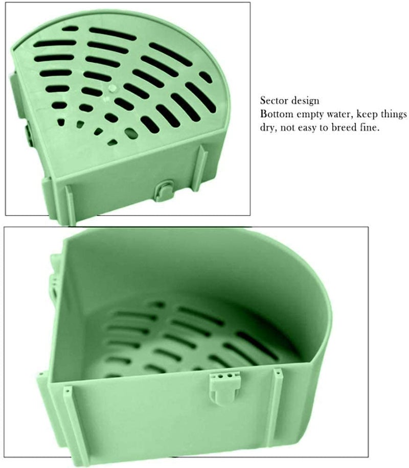 SHOPITECH Corner Shelf Wall Mounted Bathroom Kitchen No Drill Storage Rack Super Adhesive Bathroom Shower Rack Shelf (3 Corner Shelf) - Image 3