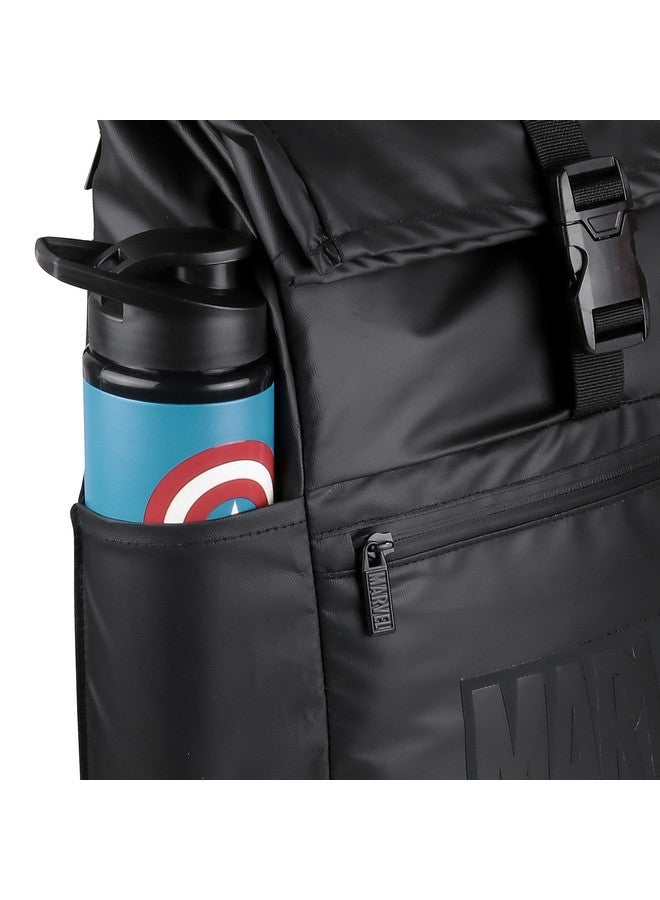 MARVEL حقيبة ظهر مكتبية وسفر من مارفل - حقيبة لابتوب أنيقة باللون الأسود للرجال والنساء والأولاد والبنات - حقيبة نهارية خفيفة الوزن للجنسين مع قسم للتابلت، منظّم كابل USB، مشبك بسحاب ومشبك - Image 5