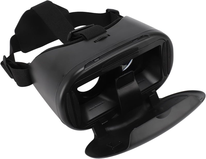 نظارات الواقع الافتراضي VR مع حماية من الضوء الأزرق وتعديل مسافة الحدقة للهواتف الذكية مقاس 5-7 بوصة، تصميم خفيف الوزن من مادة ABS للسفر - Image 1