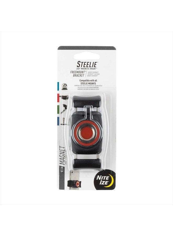 NITE IZE STF-01-R7 Original Steelie FreeMount Bracket - Additional FreeMount for Steelie Magnetic Phone Mounting Systems Black - Image 1