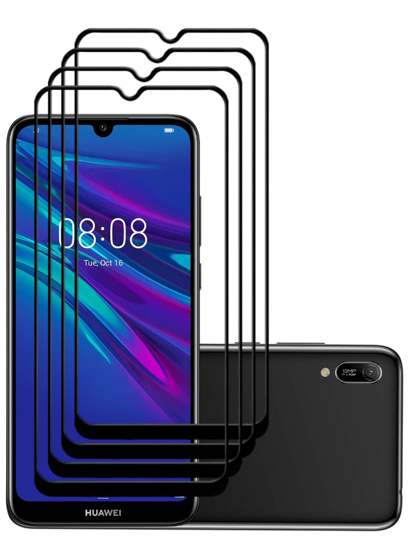 ACLIX 4 Pieces Antistatic ESD Dustproof Premium Quality High Definition Tempered Glass Screen Protector Designed For Huawei Y6 (2019) - Image 1