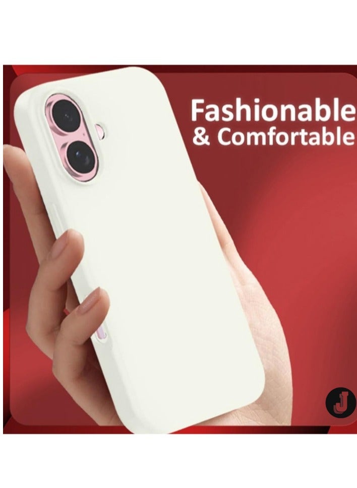 JAJEEK Liquid Silicone Case for iPhone 16 – Ultra Slim Design with Soft Anti-Scratch Microfiber Lining & Drop Protection - Image 5