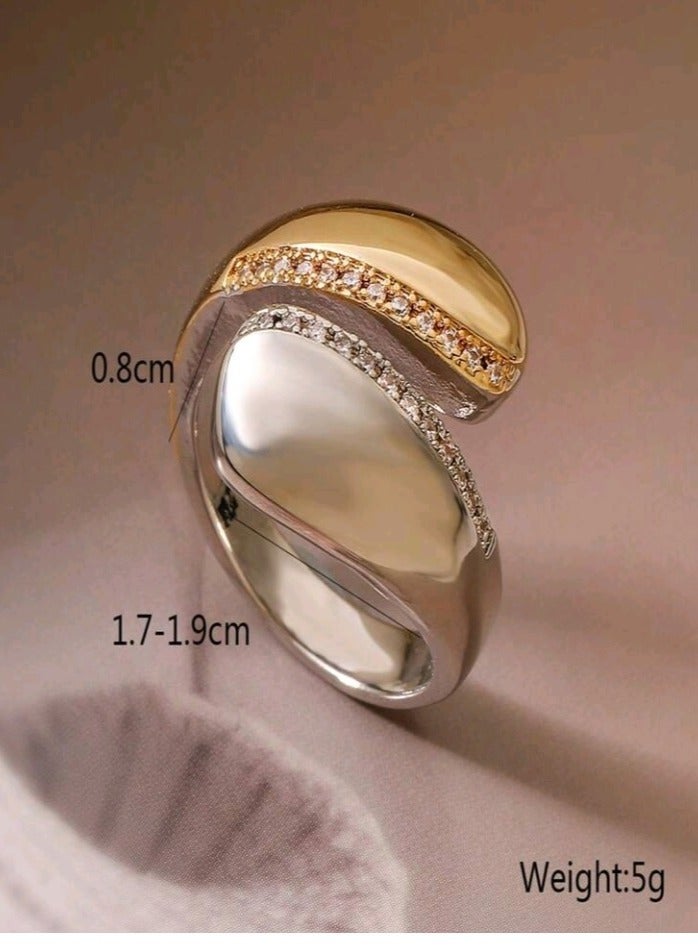 Jewelry For Life Trendy Gold Plated Ring For Women One Size - Image 2