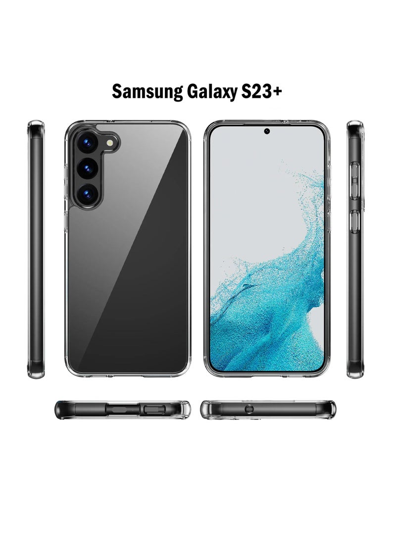 Protect Samsung Galaxy S23 Plus Case Anti-Yellowing Military Drop Protection and Shockproof Protective Slim Thin Cover Phone Cover for Galaxy S23 Plus  - Image 2