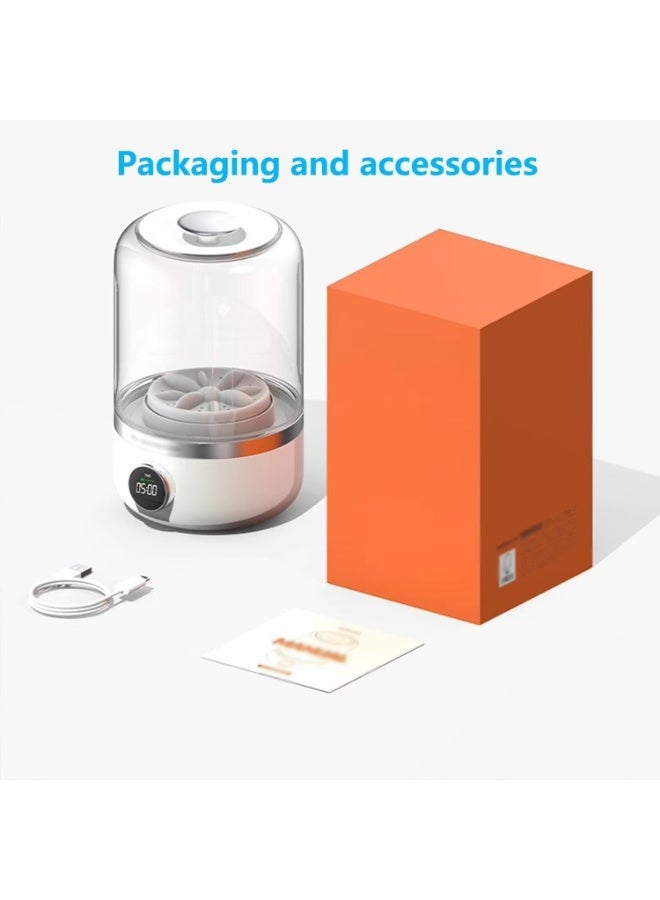 YE02 Portable Mini Washing Machine – Rechargeable Underwear & Sock Washer - Compact, Lightweight Laundry Machine for Socks, Baby Clothes & Travel Use  - Image 2