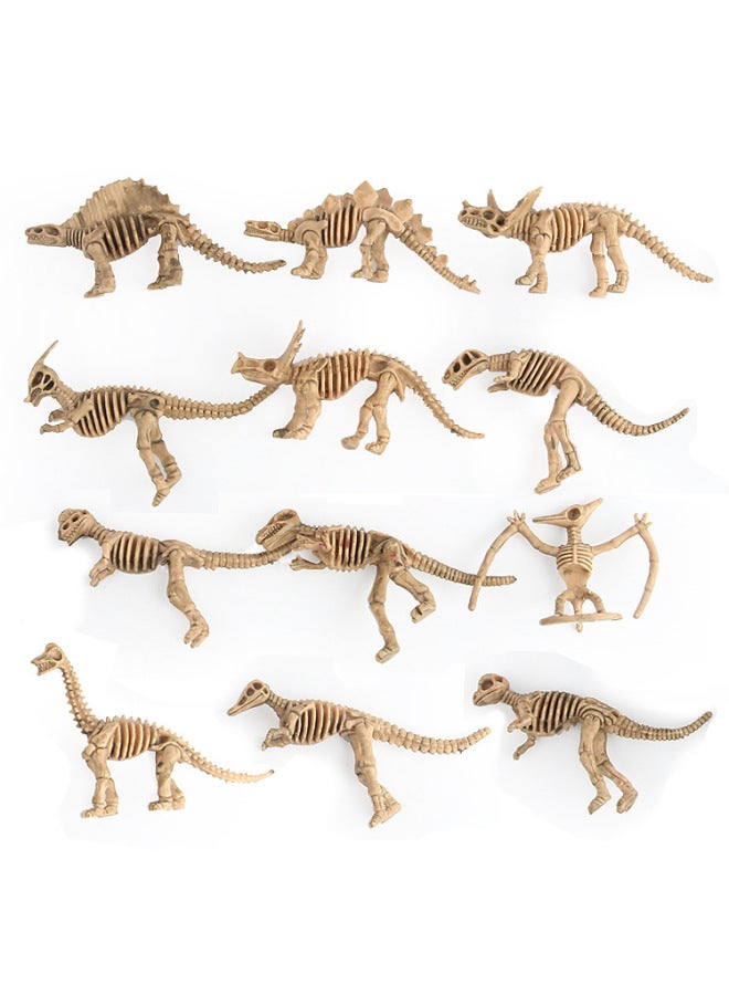 Hot Sale Simulation Archaeological Dinosaur Skeleton Digging Prehistoric Mammal Bone Luminous Model Ornament Toy-Color:ZQ7673 Special Dragon Skeleton Barrel  - Image 2