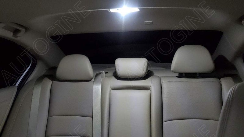 AUTOGINE مجموعة مصابيح LED داخلية بيضاء فائقة السطوع 6000K لسيارة هوندا أكورد 2003 2004 2005 2006 2007 2008 2009 2010 2011 2012 + أداة التركيب - Image 5