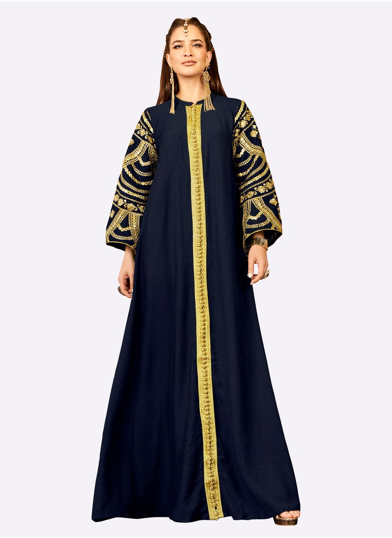 SARA Sara Vintage Print Jalabiya  - Image 1