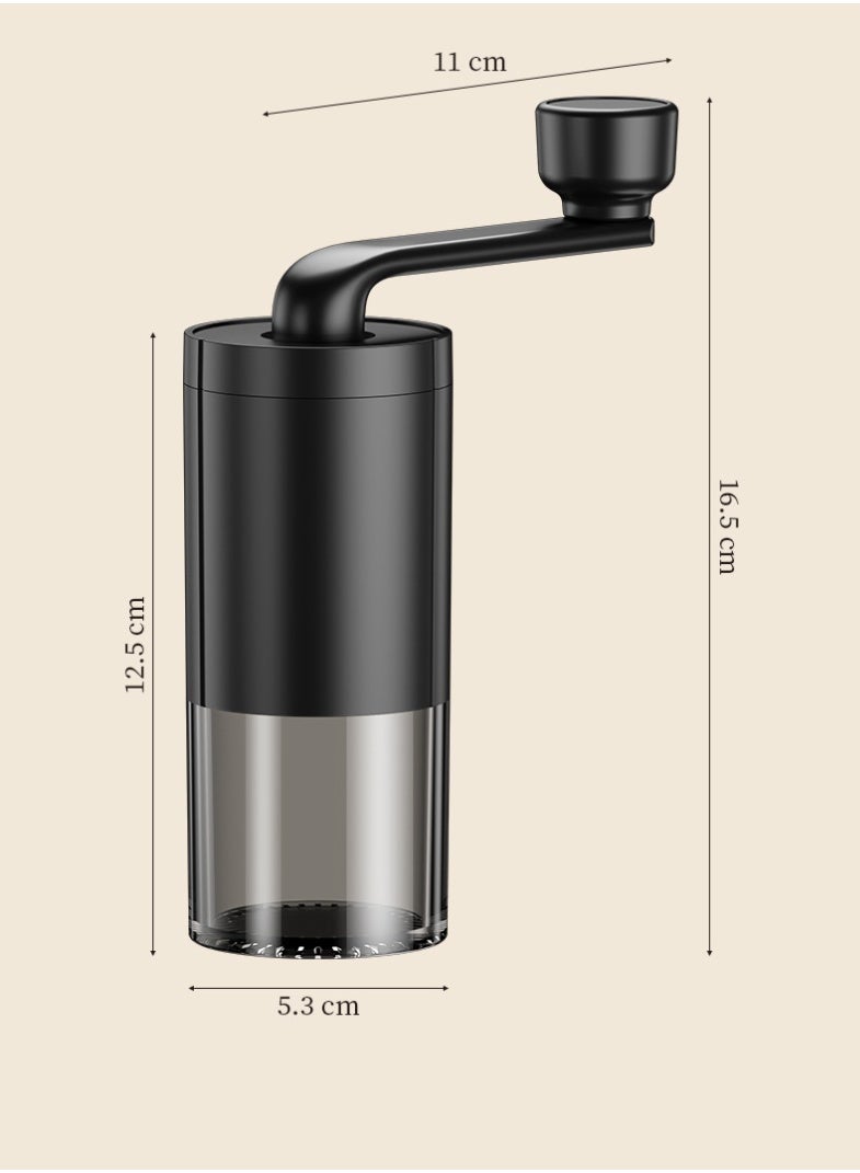 High Quality Portable Manual Coffee Grinder Black  - Image 3