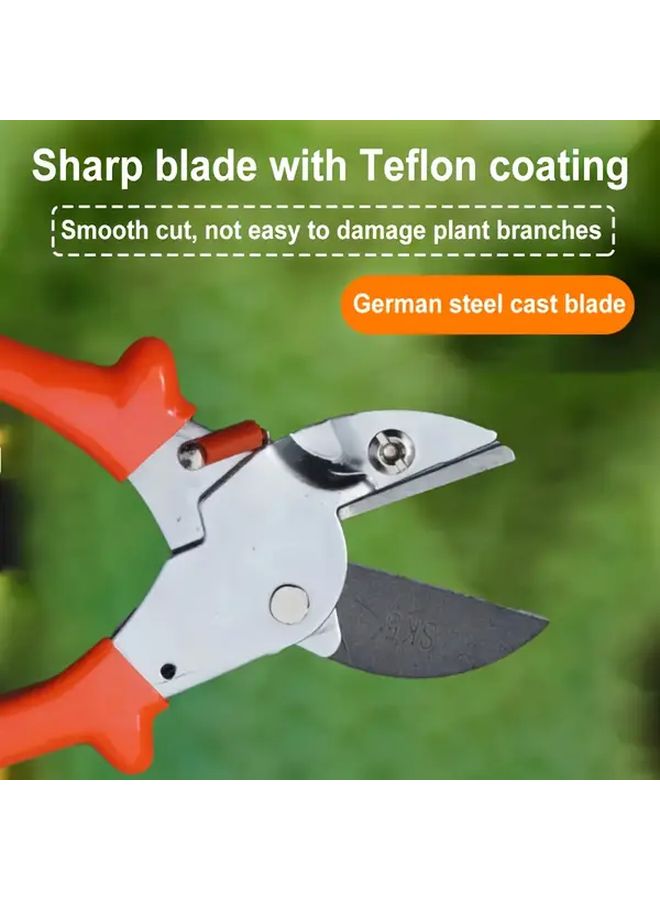 Tangerine SK 5 Teflon Coated Garden Pruning Shears Ergonomic Branch Cutting Tool - Image 2