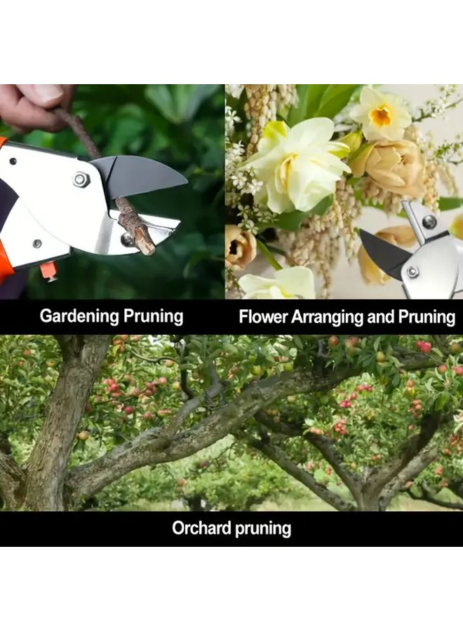 Tangerine SK 5 Teflon Coated Garden Pruning Shears Ergonomic Branch Cutting Tool - Image 3