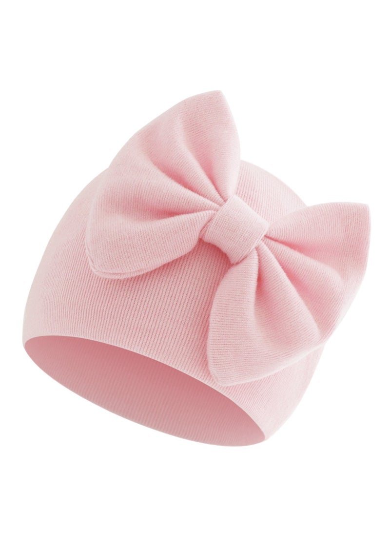 Generic Baby Soild Color Maruko Hat Headcarf Doughnut Girl Head Cap 6 month to 12 month Pink 