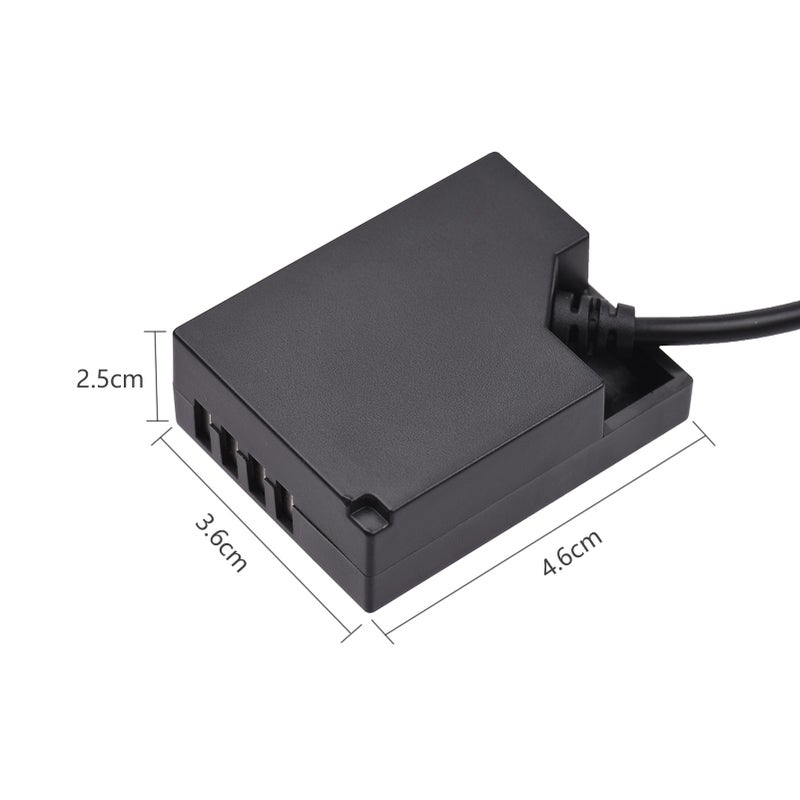 NP-W126 Dummy Battery: Black High-conversion Chip PD Fast Charging Type-C Dummy Coupler - Power Indicator 8.4V/2A Output W126 Battery for Fujifilm Long-time Photography & X-Series Cameras - Image 3