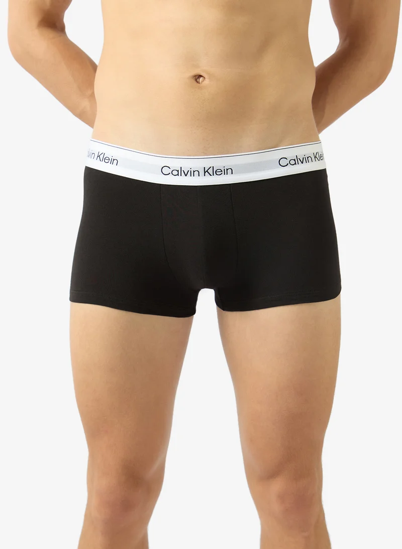 Calvin Klein 3 Pack Low Rise Trunks - Icon Cotton Stretch