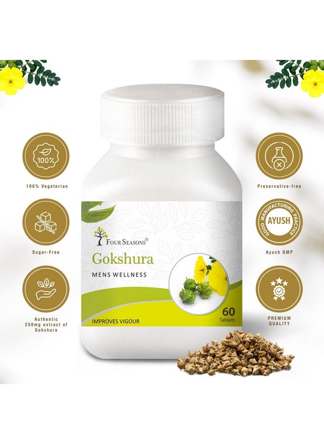 Gokshura Men'S Wellness Tablets, 60 Tablets |Tribulus| Improves Vigour (1) - pzsku/Z48705BCA7453FD89C082Z/45/_/1728309231/481e78f1-38fa-49fd-98c4-77d9e44200fe