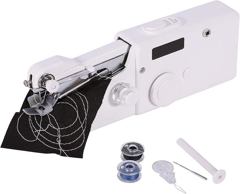 Mini Portable Cordless Handheld Sewing Machine For Home Travel On The Go Repairs - Image 2