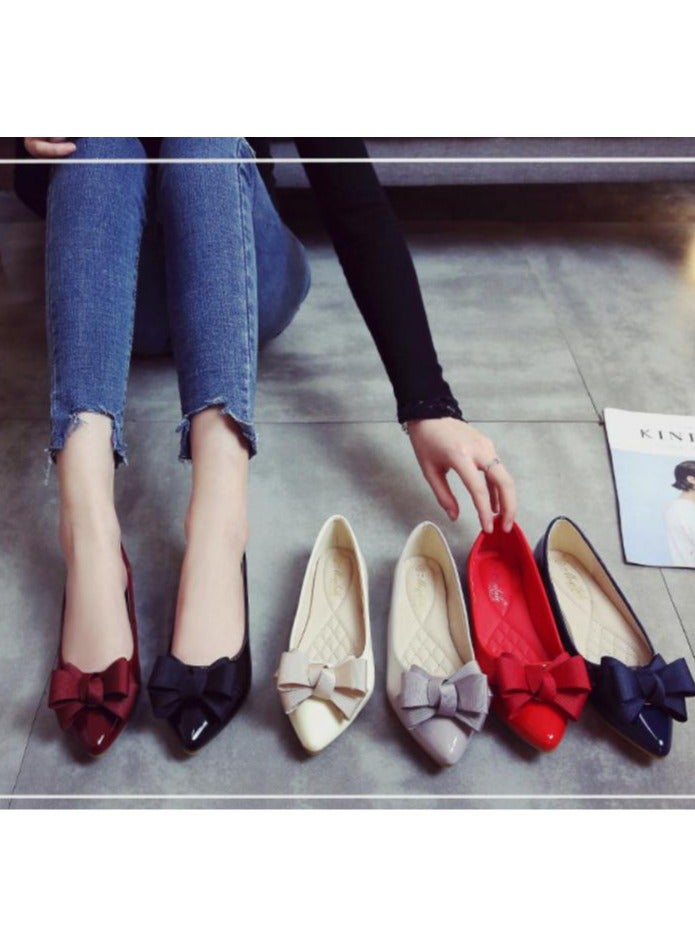 KUYING Flat Sole Single Shoe Women - Image 3