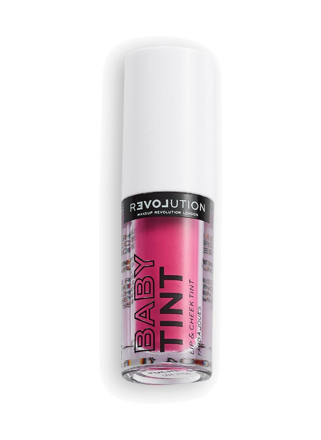 REVOLUTION Revolution Relove Baby Tint Fuchsia Lip & Cheek Tint  - Image 1