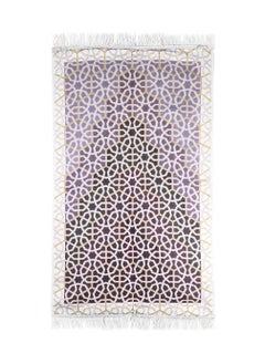 MANASEK Prayer mat padded from Manasek a popular local brand – prayer mat lined with 100% polyester with 3D embroidery with bag - Luxurious and elegant design suitable for gifting - 70X120  - Image 1