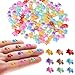 Tindobewan 50Pcs Super Mini Resin Turtles for Crafts Luminous Miniature Tiny Turtle for Fairy House Party Favors Micro Landscaping DecorLittle Turtles - Image 3