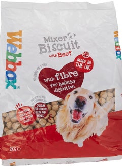 Webbox Dog Mixer Biscuit Beef 2Kg  - Image 3